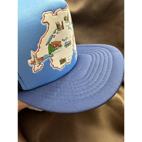 vintage foam net trucker baseball hat cap Switzerland snapback - Picture 2 of 6